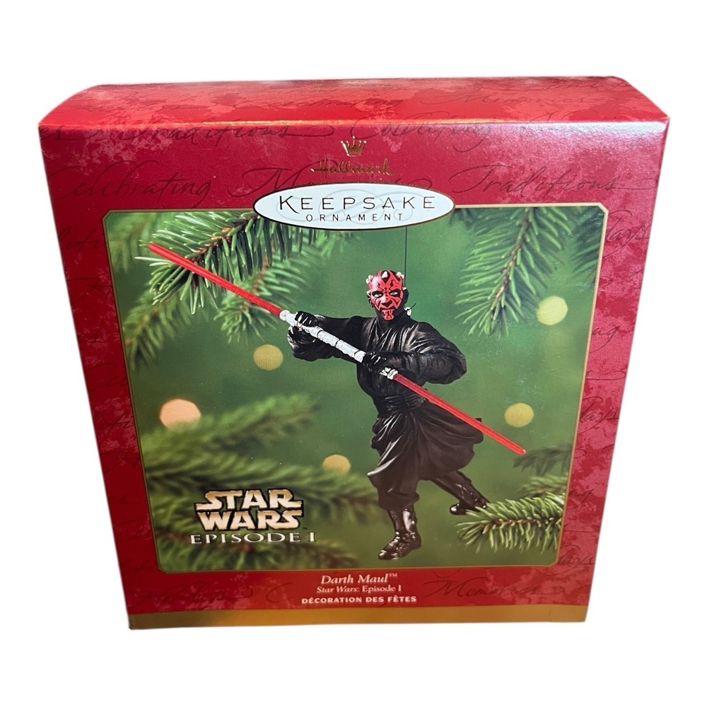NEW Hallmark Star Wars Episode 1 Darth Maul 2000 Keepsake Ornament ~ FREE SHIP!